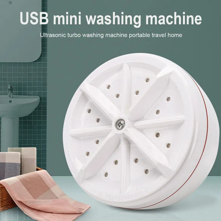 Mini Washing Machine Portable Ultrasonic Turbine Washer