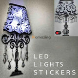 Self Adhesive Led Wall Lamp (mix/random Designs)led Wall Lamp Stickers