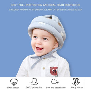 Child Head Protection Cap, Baby Hat Protector Toddler Children Crawling Walking Safety Helmet, Kids Bumper Protect Cushion