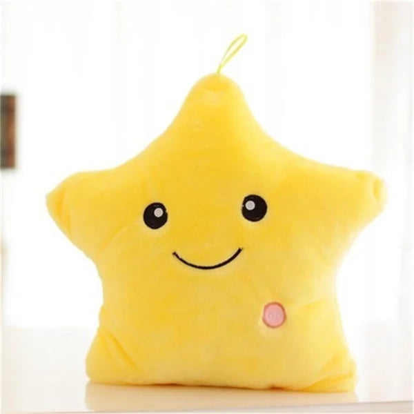 Star Glow Led Light Up Pillow Plush (random Color)