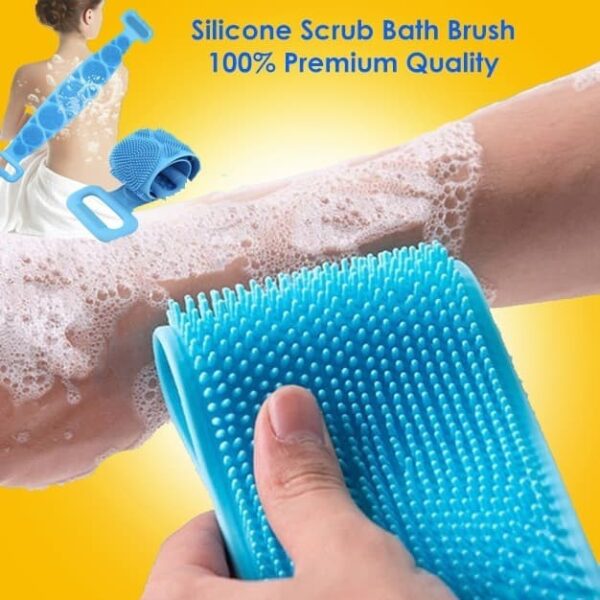 Double Side Bath Towel Scrubber (random Color)