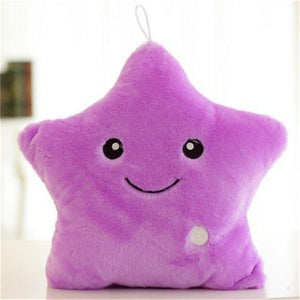 Star Glow Led Light Up Pillow Plush (random Color)