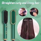 Electric Comb Hair Straightener Black Hair Straightener Straight Comb For Women And Men Iron Curling Irons(best Quality