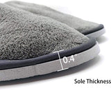 Warm Spa Slippers-Closed Toe Non Slip Disposable Hotel Slippers for Wowens Men-Thick Soft Cotton Reusable House Slippers Fit for Guests,Bathroom,Bedroom