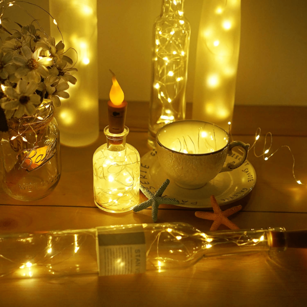 ( Cork ) Led Candle Crystal Led Strings Light