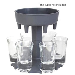 6 Glass Dispenser And Holder Fill Up To Six Glass Dispenser Holder Great For Holidays Parties (without Glass)