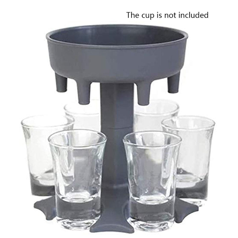 6 Glass Dispenser And Holder Fill Up To Six Glass Dispenser Holder Great For Holidays Parties (without Glass)