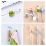 10 Pcs Wall Decoration Hook Creative Silicone Thumb Key Hanger