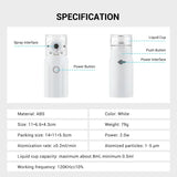 Portable Nebulizer For Asthma Rechargeable Inhaler Nebulizer Machine For Kids And Adults Medical Asthma Nebulizer